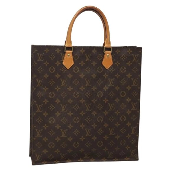 LOUIS VUITTON Monogram Sac Plat Hand Bag - Picture 1 of 16